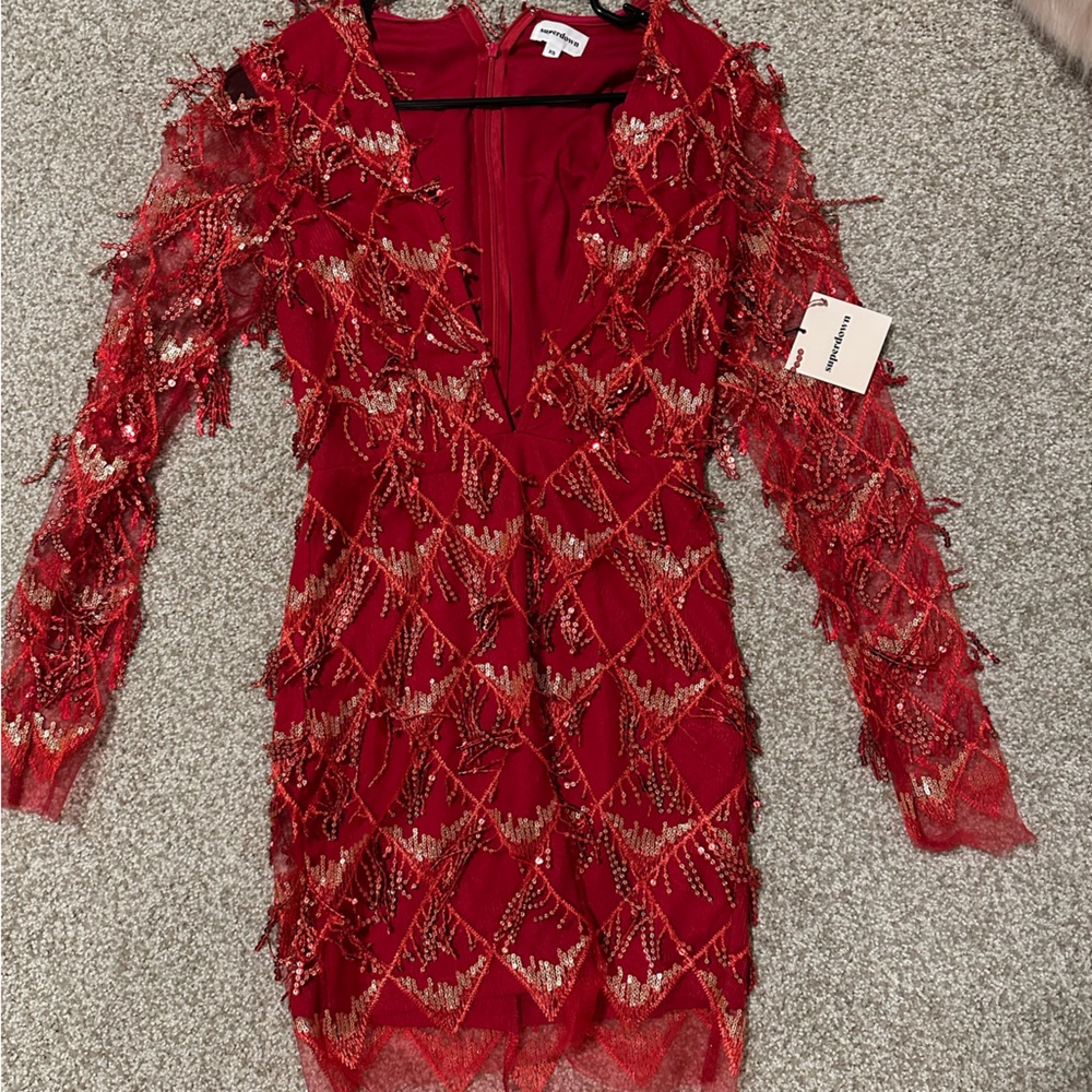 revolve superdown nia fringe dress